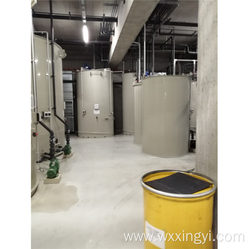 Storage bucket of plating wastewater treatment equipment